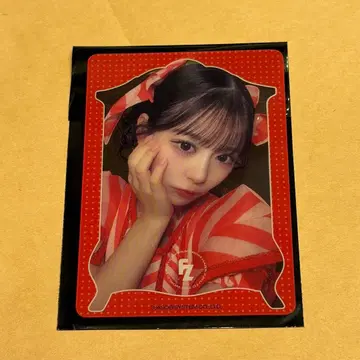 FRUITS ZIPPER 츠키아시 아마네 캔디 의상 클리어 트레이딩 카드