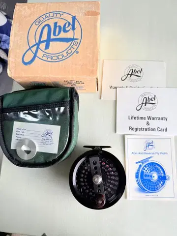 Abel #120 플라이 릴 골드
