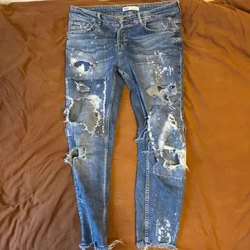 ZARA uk drill 데님