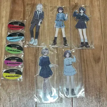 걸즈 밴드 클라이 게이머즈 전권 구매 특전 아크릴 스탠드 세트