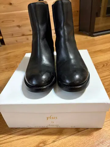 쇼세 사이드 고어 부츠 블랙