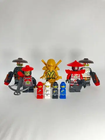 초레어 [ 닌자 마이크로 피그 4개 + 미니 피규어 5개 ] 정품