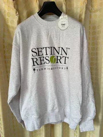 SETINN RESORT STN R.Crew Sweat L 화이트