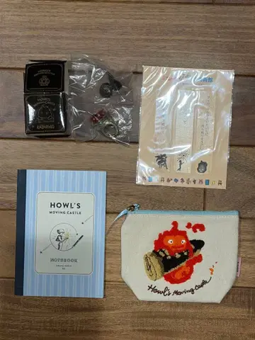 하울의 움직이는 성 캐릭터 굿즈 세트