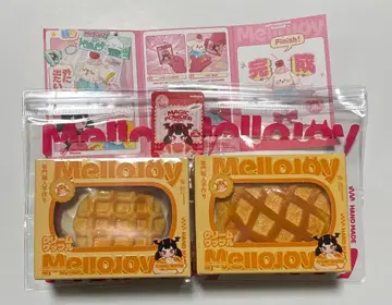 Mellojoy 크림 와플 (스퀘어+둥근 모양) 스퀴즈