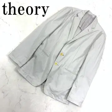 LA6779 theory 띠어리 코튼 테일러드 자켓 그레이 36