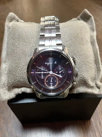 agnis b. 크로노그래프 손목시계