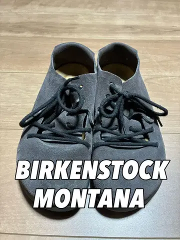 BIRKENSTOCK 몬타나 그레이 스웨이드