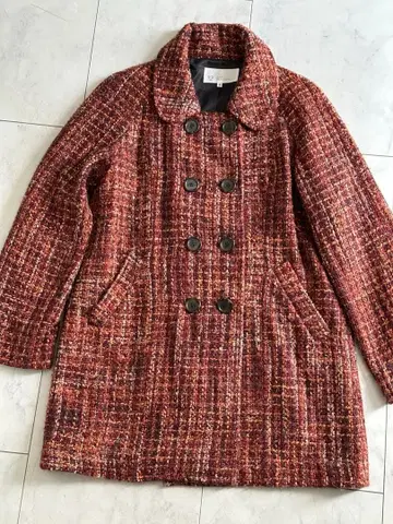 TKMIXPICE 여성용 코트 체크 무늬