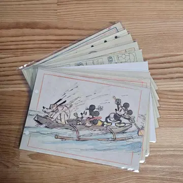 디즈니 아트전 엽서 세트