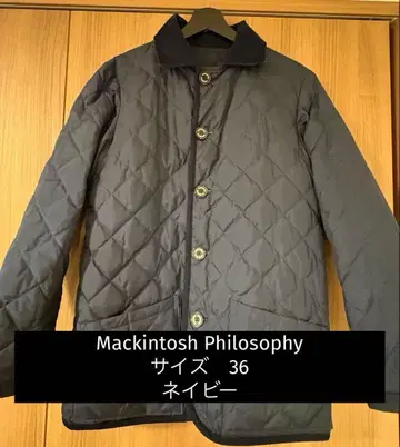 Mackintosh philosophy 리버서블 퀼팅 자켓