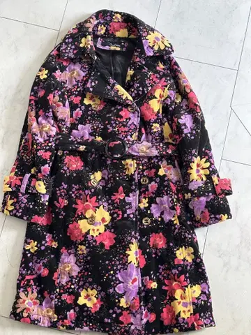 flower children 총 꽃무늬 코트