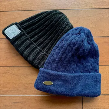 Mighty Shine 마이티샤인 니트 모자 2세트