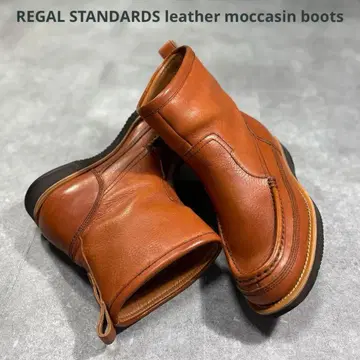 [ 새상품급 ] 리걸 스탠다드 가죽 모카신 부츠 24cm 브라운