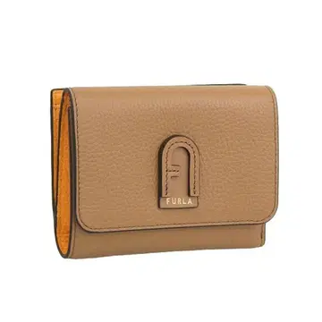 FURLA 베이지 3단 폴더형 지갑