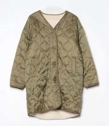 로리즈팜 리버서블 퀼팅 코트 보아 코트