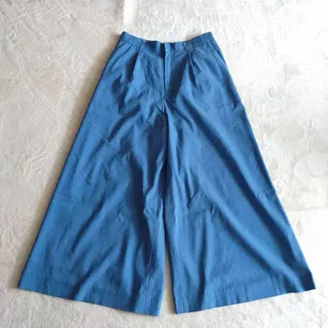 I.T.S internation 와이드 팬츠 가우초 체형 커버 파랑 L