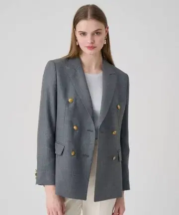 아나이 울 옥스 더블 자켓 테일러드 자켓 더블 버튼