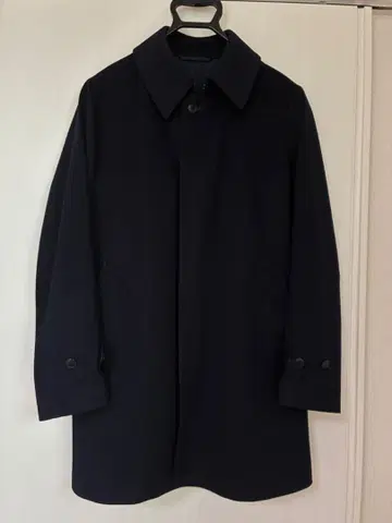 네이비 스텐카라 코트