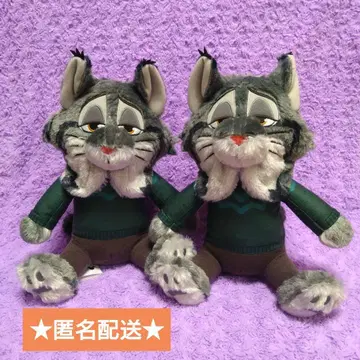 주토피아2 L 봉제 인형 [ 파우버트 2개 세트 ]