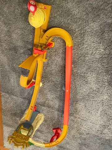 마리오 Hot Wheels 슬로프 트랙 워터폴 기능 포함