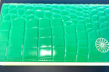 황궁 장지갑 크로커다일 엠보 그린