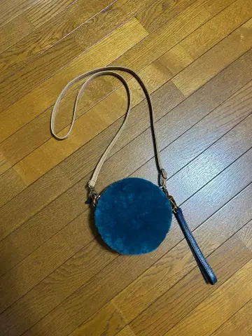 ROSE BUD 무스탕 숄더 파우치