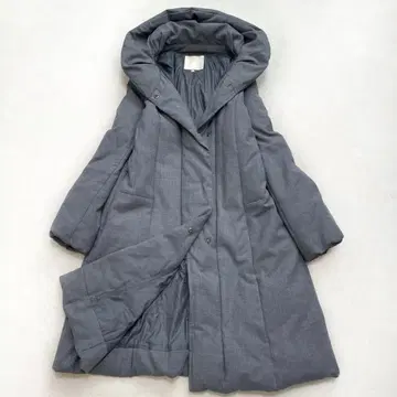 자유구 울 트윌 숄카라 다운 코트 여배우 옷깃 42 빅 사이즈