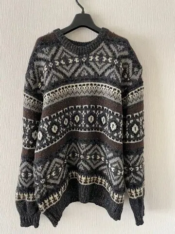 McGREGOR 맥레거 울 실크 혼방 니트 스웨터 [ L ]