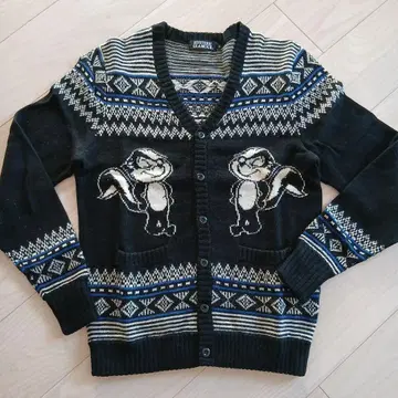 HYSTERIC GLAMOUR 칠리윌리 패턴 가디건 M