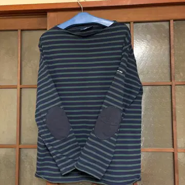 SAINT JAMES 웨쌍 T6 네이비 x 그린 엘보 패치