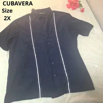 [오샤레 CUBAVERA] 네이비 빅 사이즈 2X