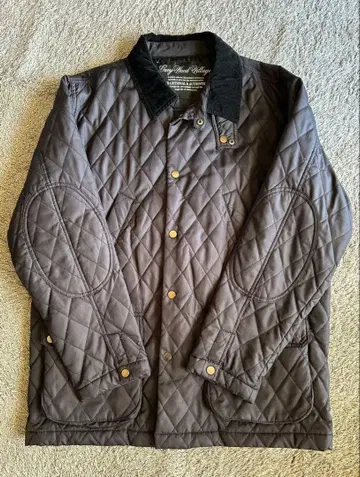 퀼팅 코트 블랙