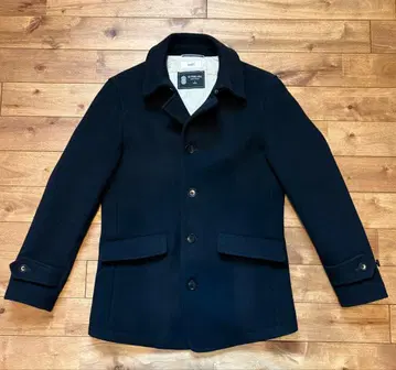 [ 새상품급 ] SHIPS 피코트 SUPER140s 울 100% 네이비