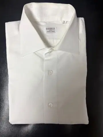 BORRIELLO 화이트 드레스 셔츠 41