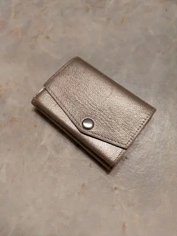 abrAsus 여성용 3단 폴더형 지갑 플럼