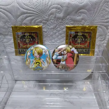 원피스 야라칸 캔뱃지 VINSMOKE 상디 2종 세트 +