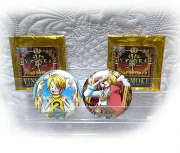 원피스 야라칸 캔뱃지 VINSMOKE 상디 2종 세트 +