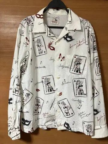 GANGSTERVILLE 오픈 카라 셔츠 L 사이즈