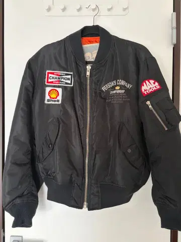 PERSON'S COMPANY 플라이트 자켓 블랙