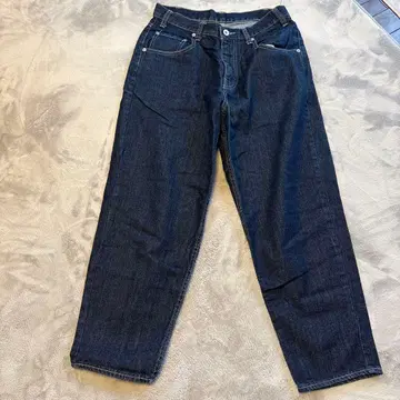 블루 스페이퍼드 데님 팬츠