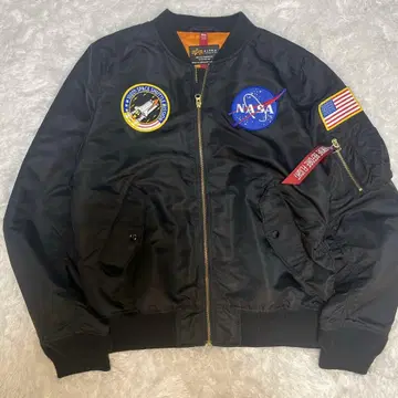 [ 완판템 ] ALPHA L-2B NASA MA-1 플라이트 자켓 와펜