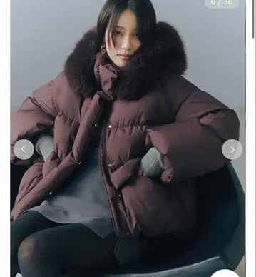 새상품 후드 퍼 숏 다운 코트 프레이 아이디 FRAY I.D