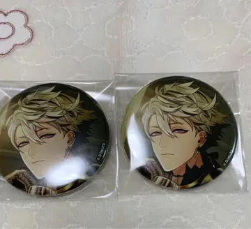 은색 별 캔뱃지 2개 세트 브라스 스타