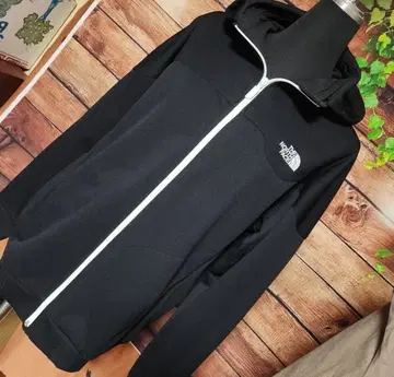 THE NORTH FACE 블랙 후드티 풀 집업