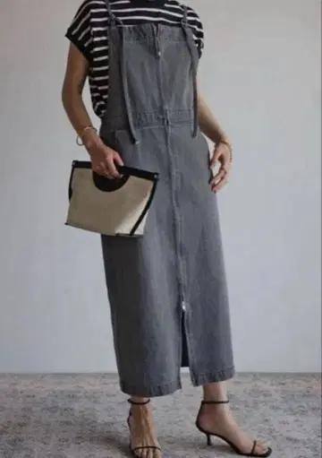 봉쥬르 사간 데님 살로펫 M 사이즈