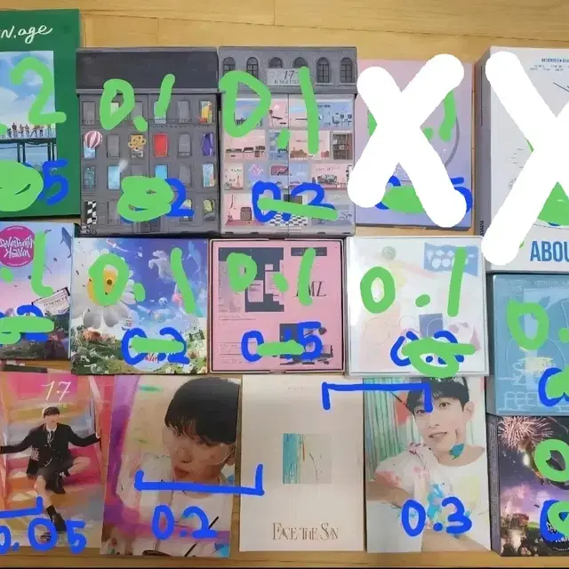 세븐틴 개봉앨범