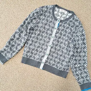 Super Beauty 가디건 44 빅 사이즈 비쥬 그레이