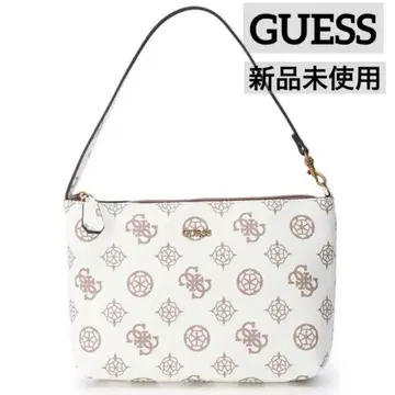 미사용 새상품 GUESS 게스 VIKKY 핸드백 모노그램 화이트