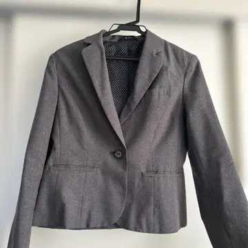 그레이 블레이저 스커트 셋업